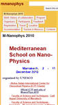 Mobile Screenshot of mnanophys.ferroix.net
